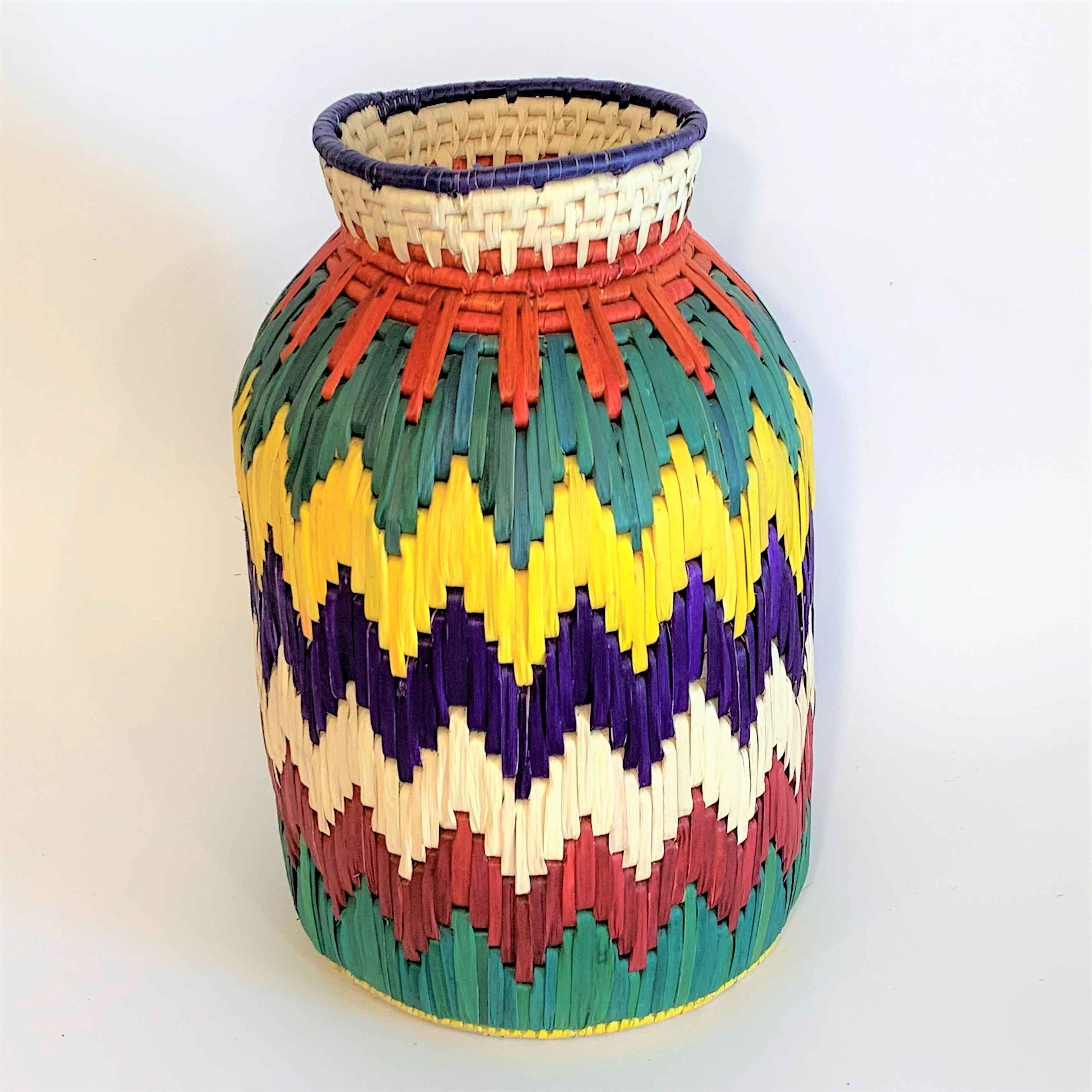 HAND WOVEN SARAIKI JAR BASKET (NMFU)